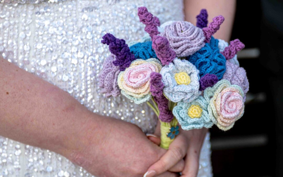 Star Wars wedding and a knitted bouquet
